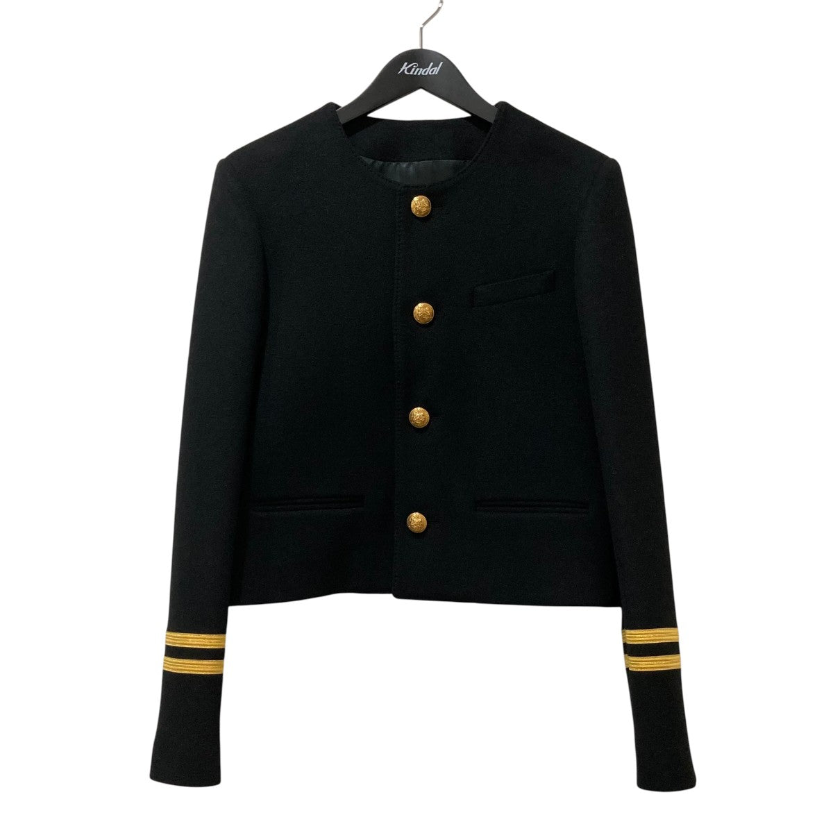 CELINE(セリーヌ) ノーカラーカシミヤジャケット2V75F6700 2V75F6700