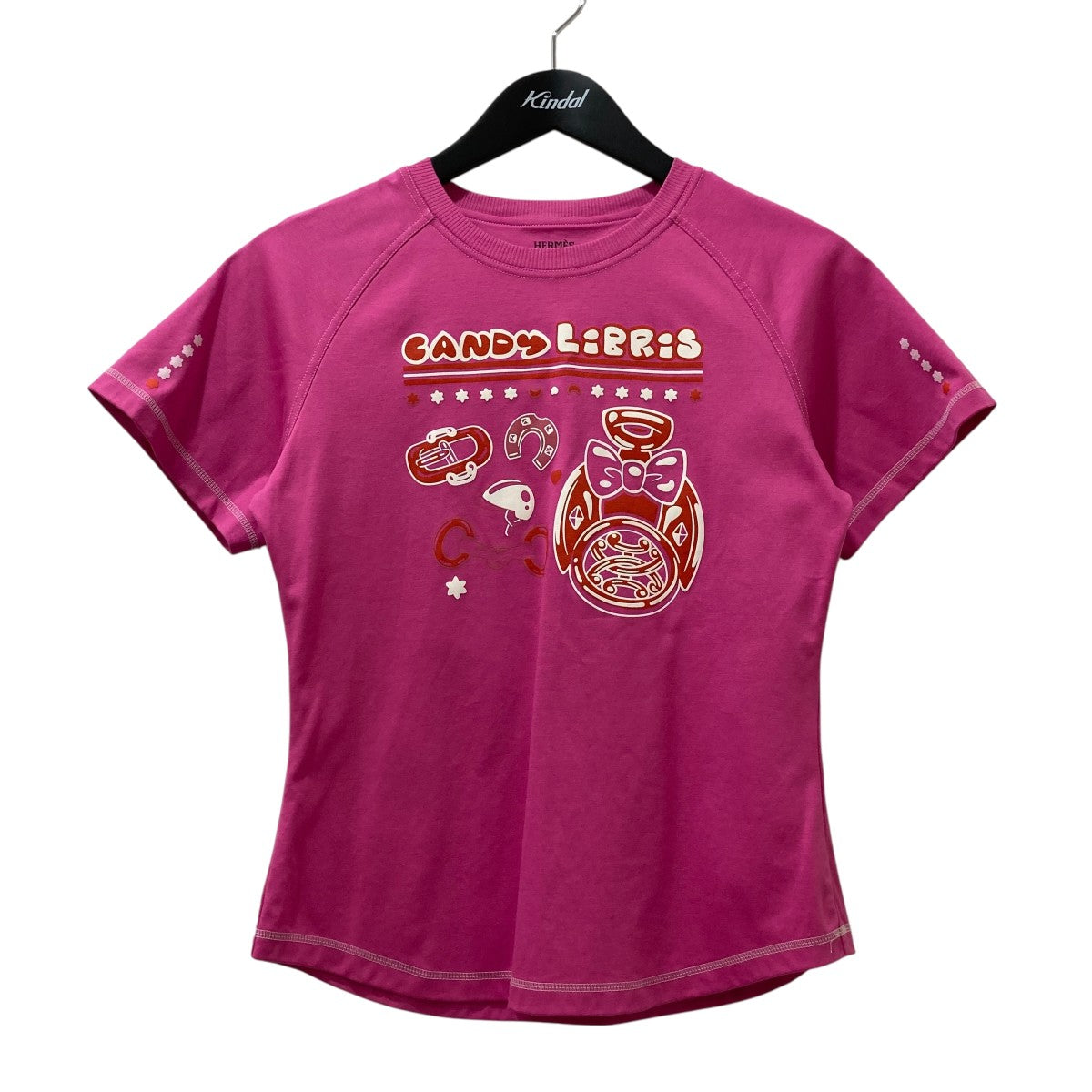 HERMES 2025AW CANDY LIBRIS クルーネックTシャツ 古着・中古-1枚目のアイテム画像