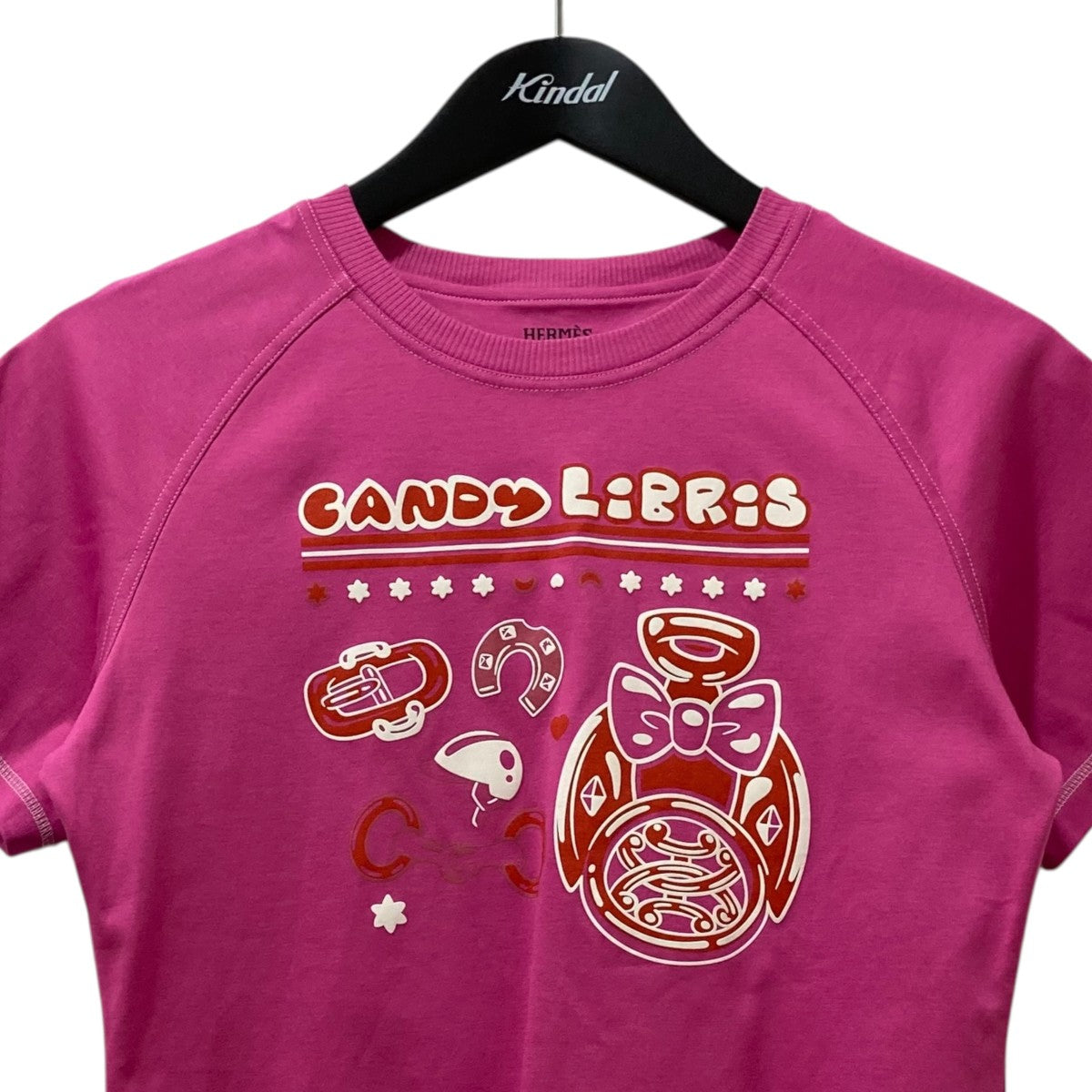 週末限定⭐️2025秋冬新作　HERMÈS マキシTシャツ 刺繍入36サイズ⭐️ マキシTシャツ 刺繍入り - ブラック | Hermès - エルメス-公式サイト
