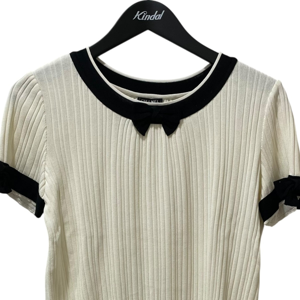 CHANEL(シャネル) ココマーク 半袖 リブニットP47915K06128