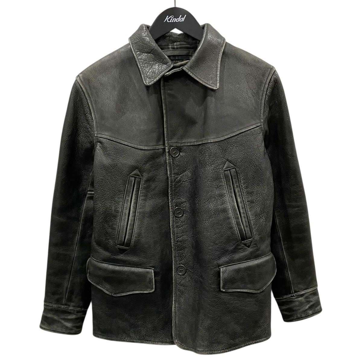 RRL レザージャケット HENDERSON COAT ヘンダーソンコート 古着・中古-1枚目のアイテム画像