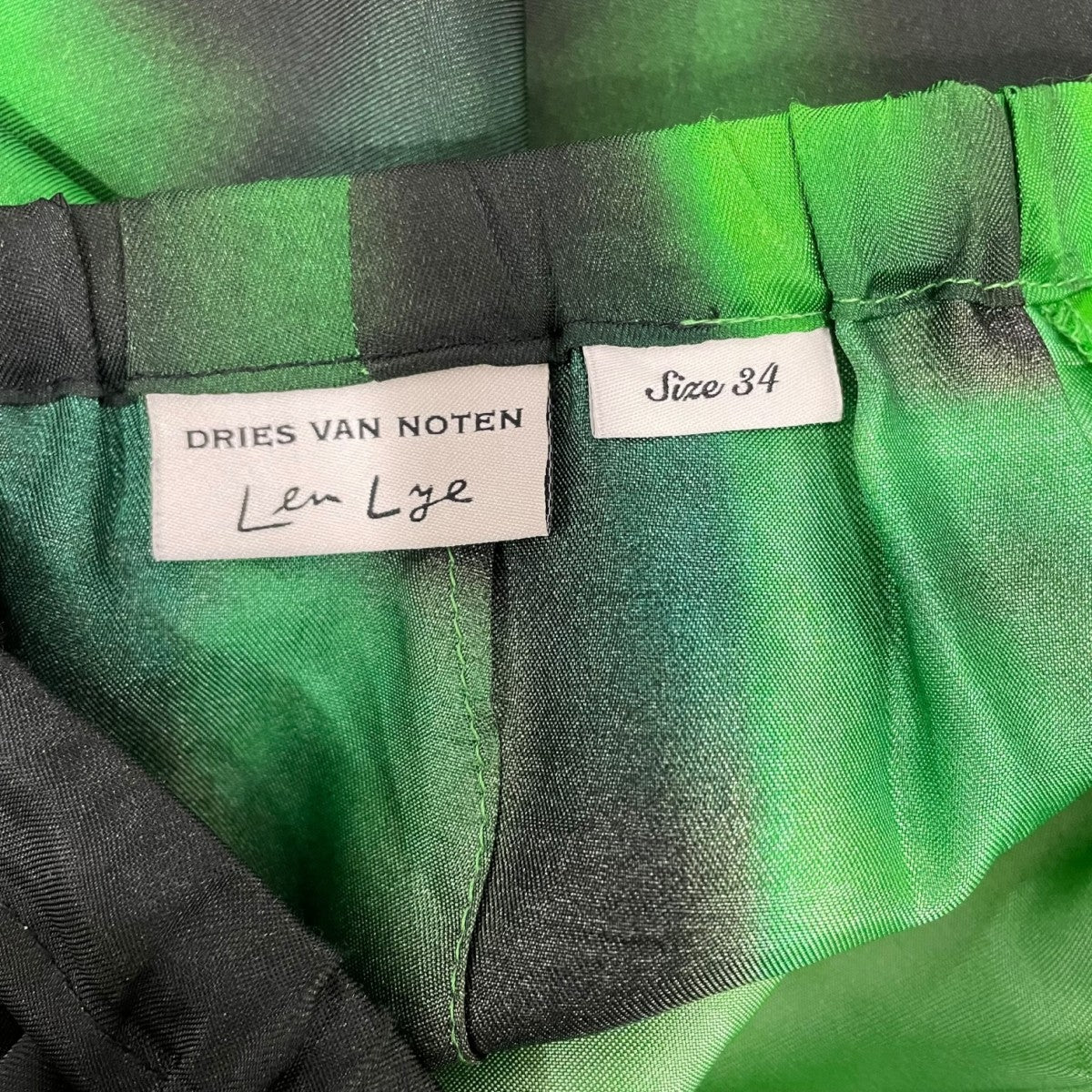 DRIES VAN NOTEN Len Lyeワイドパンツ 古着・中古-6枚目のアイテム画像