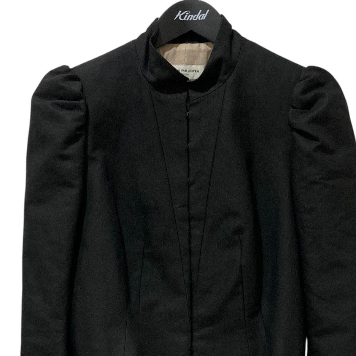 dries van noten 22ss ショート ジャケット DRIES VAN NOTEN ヘリンボーン ジャケット | ブルー | FARFETCH JP