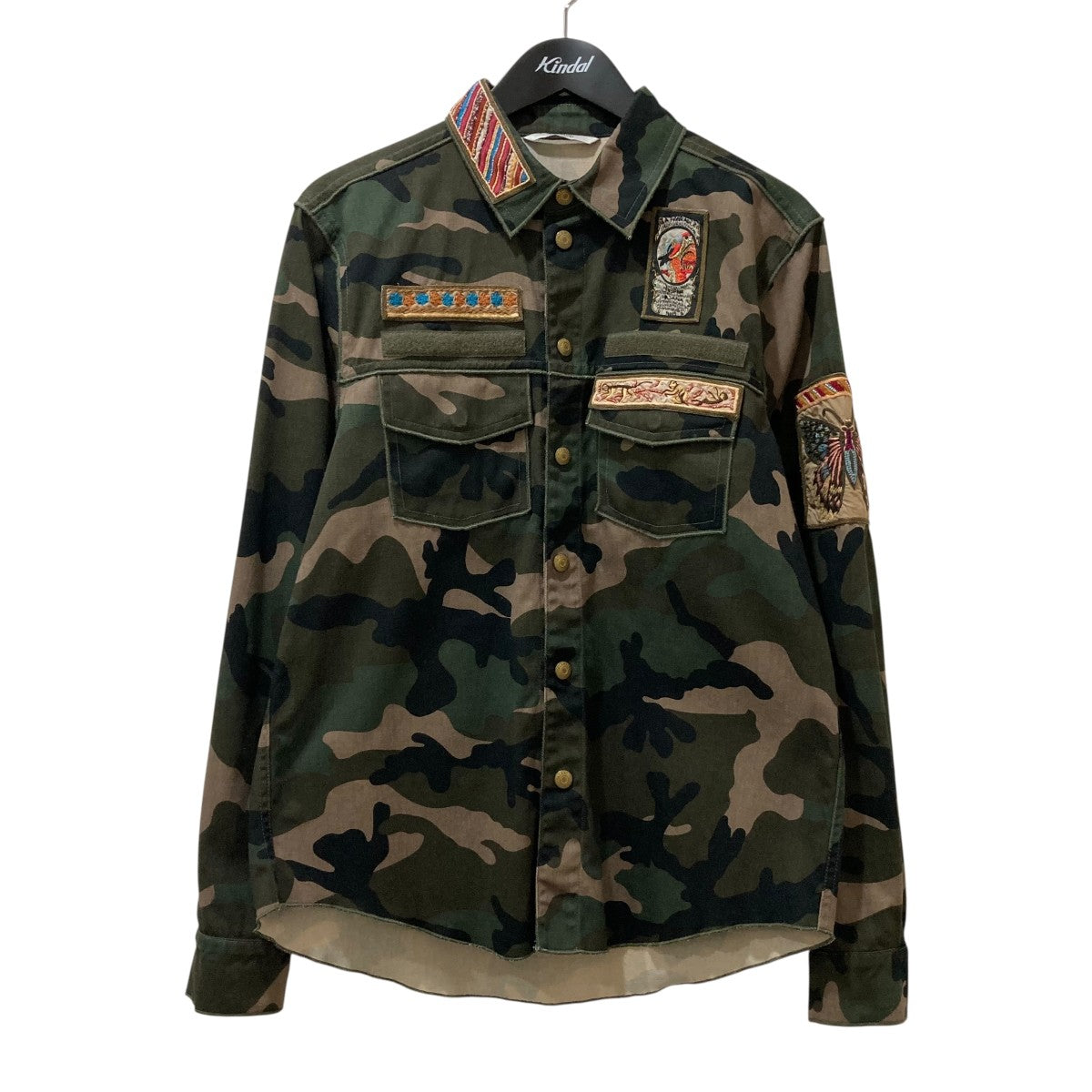 美品 VALENTINO ヴァレンティノ ミリタリーシャツ 39 美品 VALENTINO ヴァレンティノ ミリタリーシャツ 39