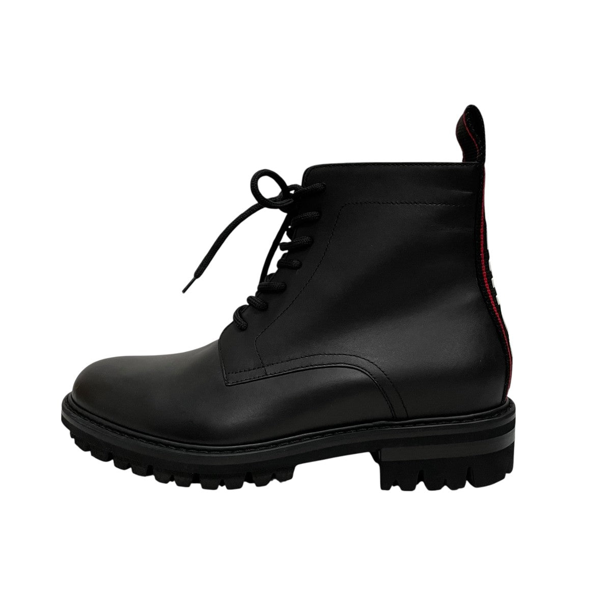 大幅値下げ！美品DSQUARED2 トリコロールカラーブーツ42 DSQUARED2(ディースクエアード) レースアップブーツ ブラック