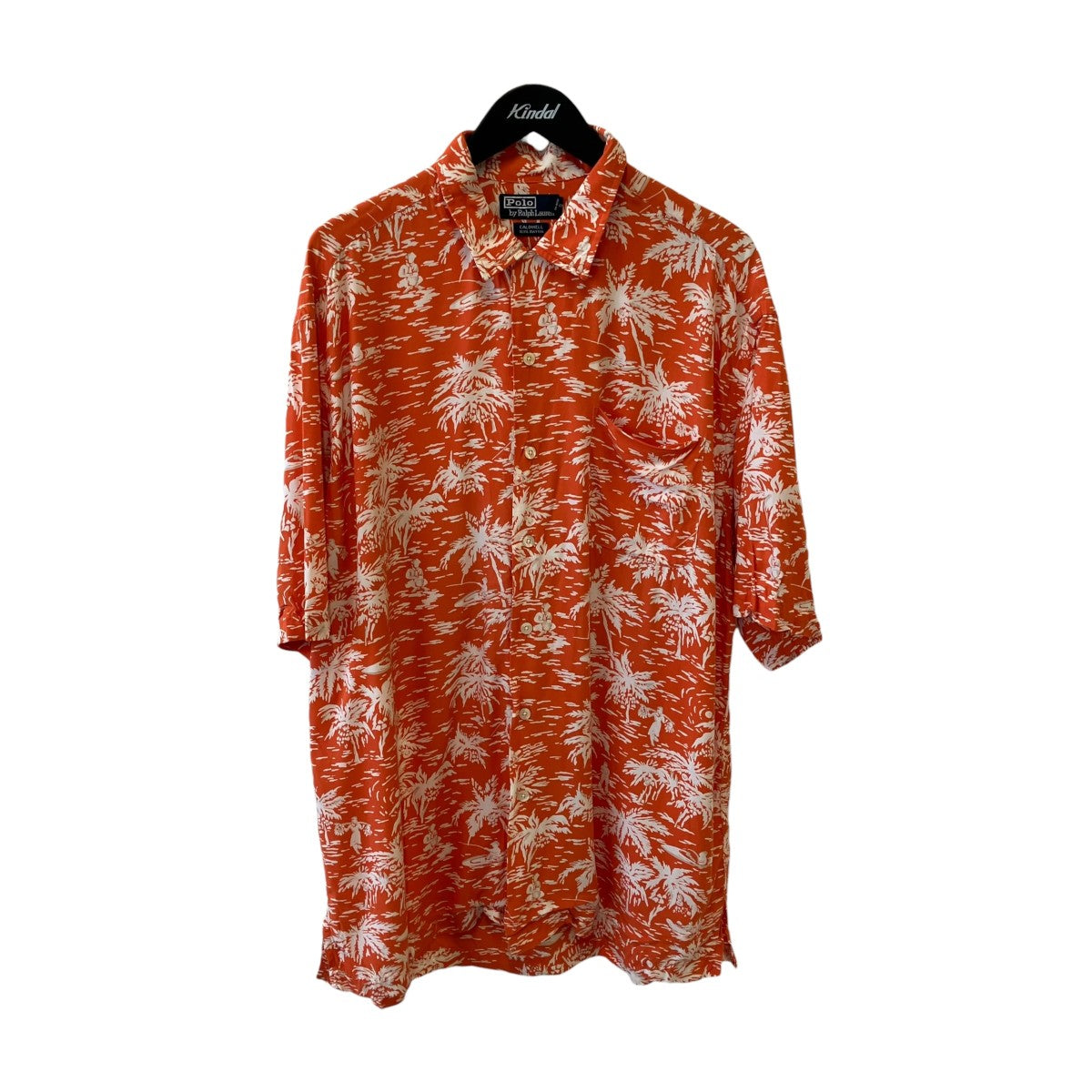 POLO RALPH LAUREN 90sRayon Aloha Shirt半袖シャツ 古着・中古-1枚目のアイテム画像