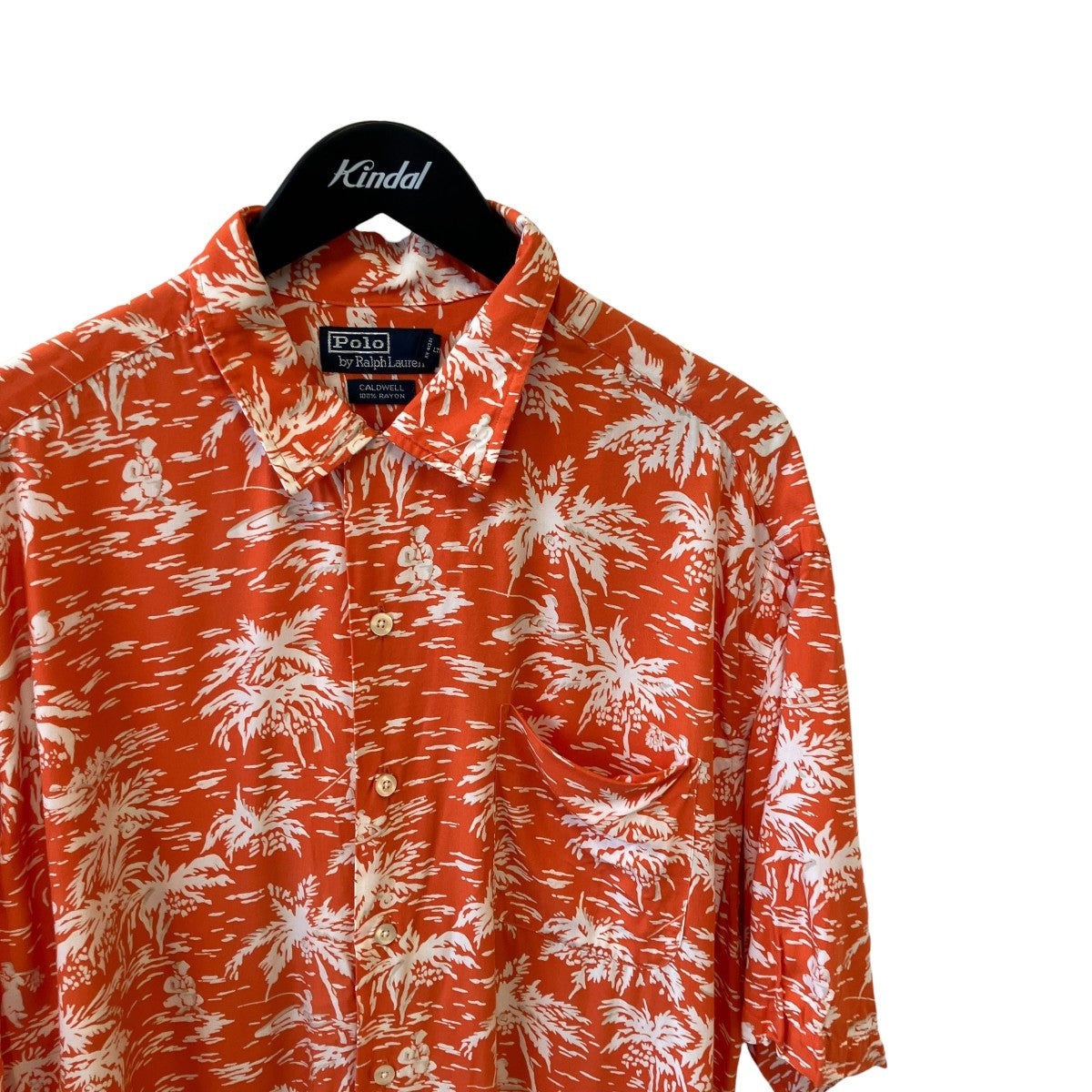 POLO RALPH LAUREN 90sRayon Aloha Shirt半袖シャツ 古着・中古-3枚目のアイテム画像