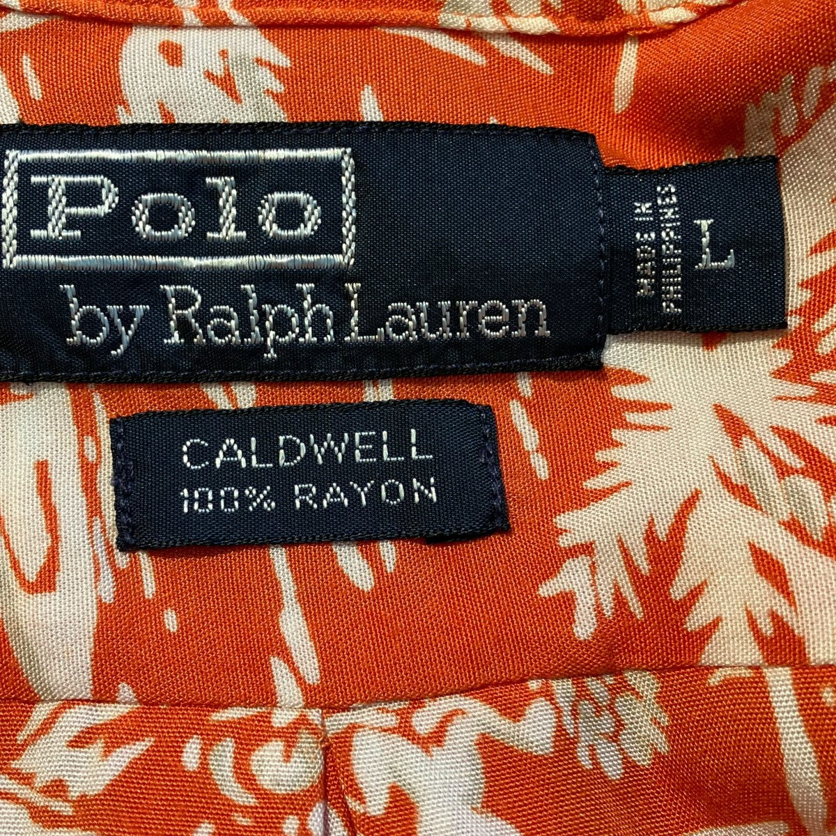 POLO RALPH LAUREN 90sRayon Aloha Shirt半袖シャツ 古着・中古-5枚目のアイテム画像