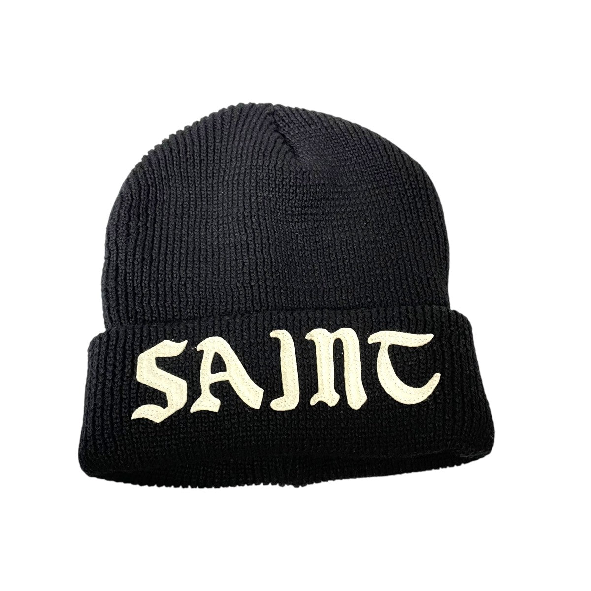 SAINT MICHAEL(セントマイケル) ニット帽 ネイビー サイズ ONE