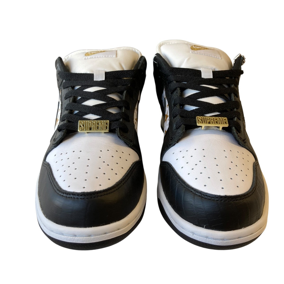 NIKE SB×Supreme DUNK LOW OG QS Gold StarsスニーカーDH3228-102