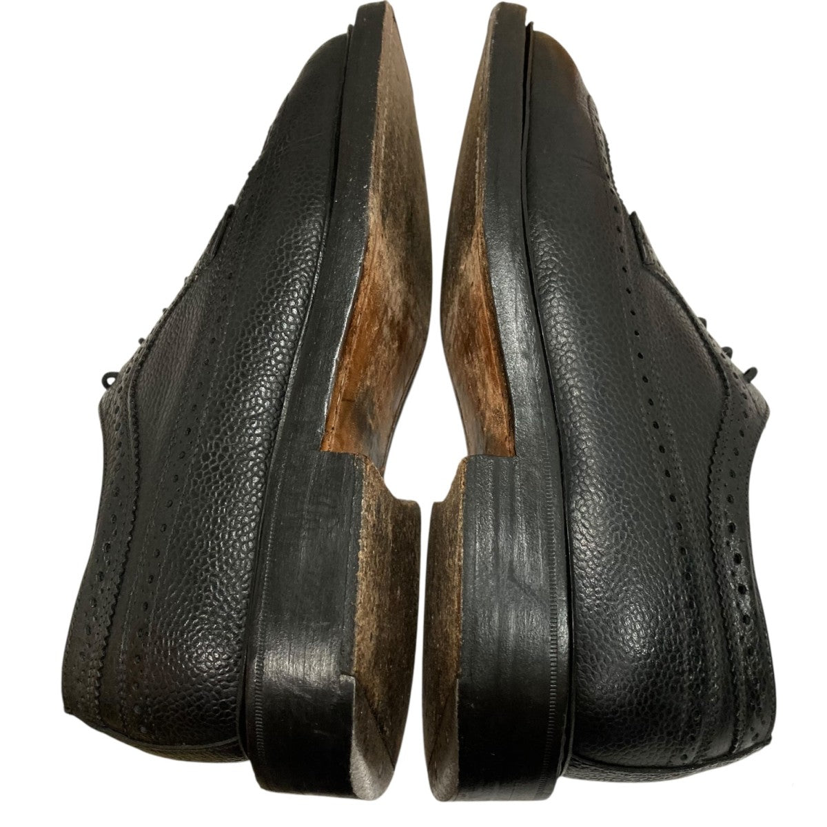 Thom Browne(トム・ブラウン) ロングウィング ブローグレザーシューズ