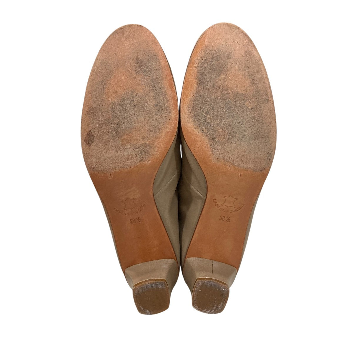 MARTINIANO(マルティニアーノ) ヒールパンプス ベージュ サイズ 38 1/2