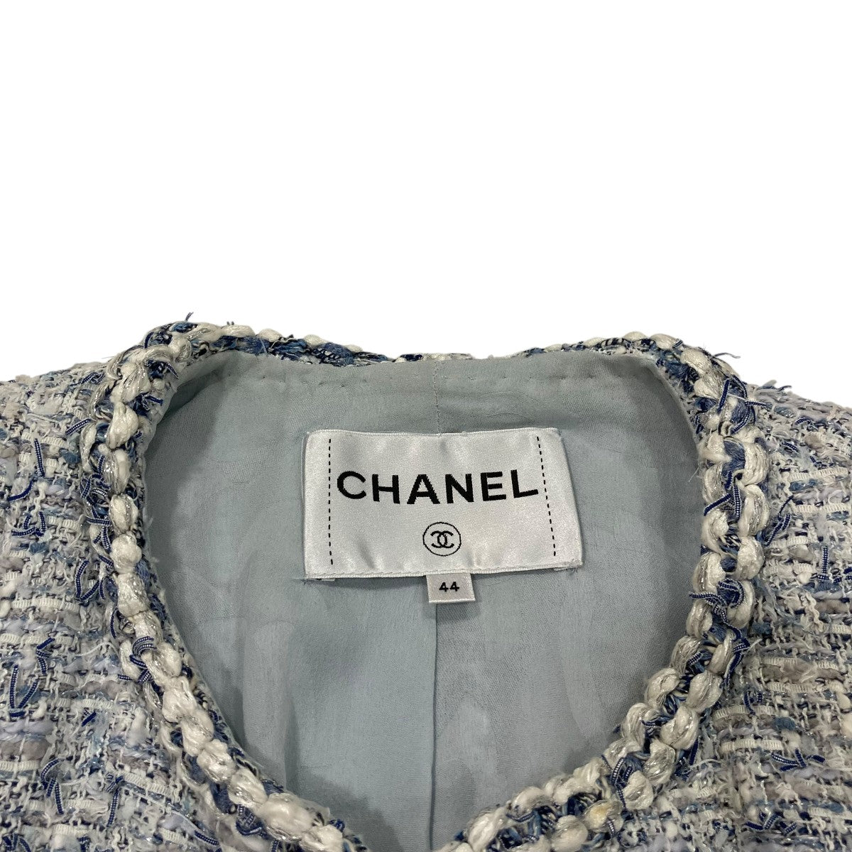 CHANEL ツイード コートP60361V45762 古着・中古-6枚目のアイテム画像
