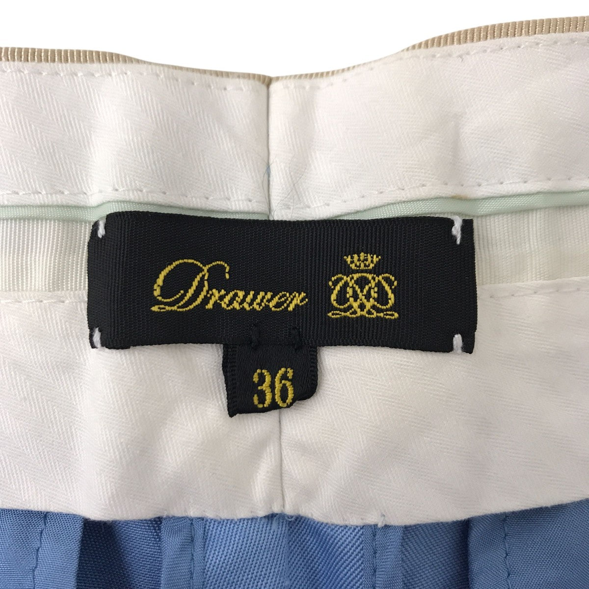 Drawer ギャバカラーテーパードパンツ 古着・中古-5枚目のアイテム画像