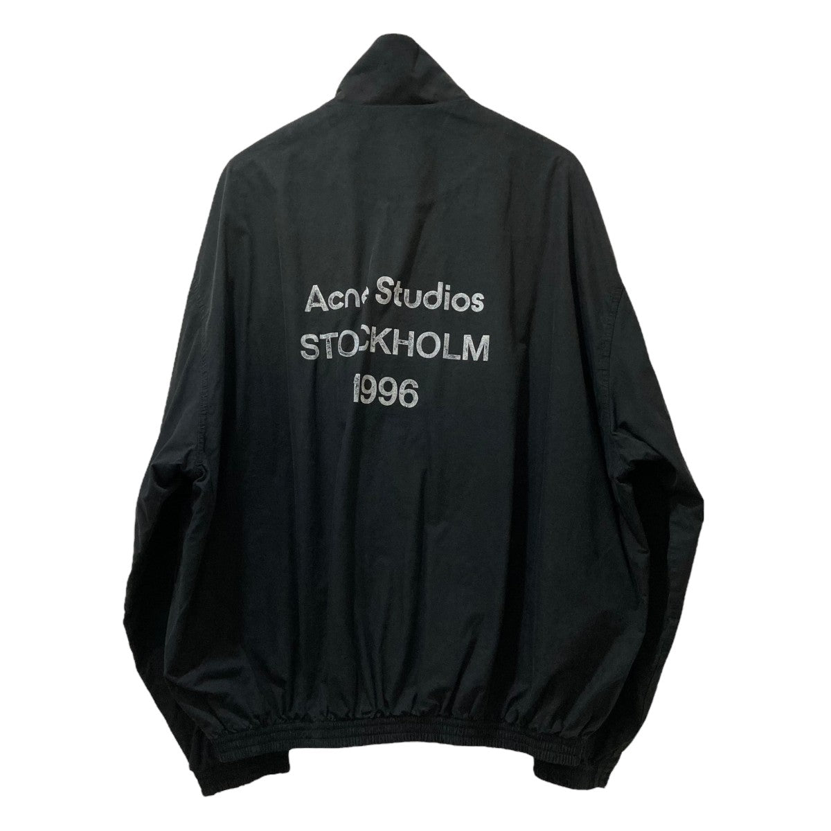 アクネストゥディオズ　ダスト加工バックロゴジッパーブルゾン　ジャケット ACNE STUDIOS(アクネストゥディオズ) ダスト加工バックロゴ