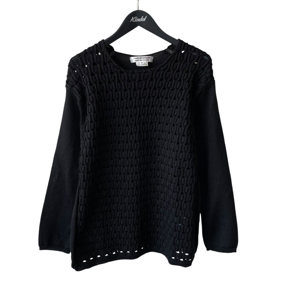 BLACK COMME des GARÇONS メッシュカットソー ブラックコムデギャルソン 半袖メッシュカットソー メンズ SIZE