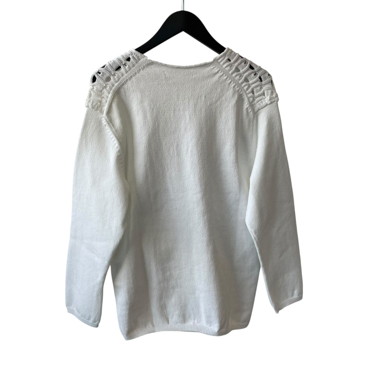 日本製★tao　COMME des GARONS　半袖ニット　花模様　サイズM TAO COMME des GARCONS(タオコムデギャルソン) 綿ウェザー汕頭柄