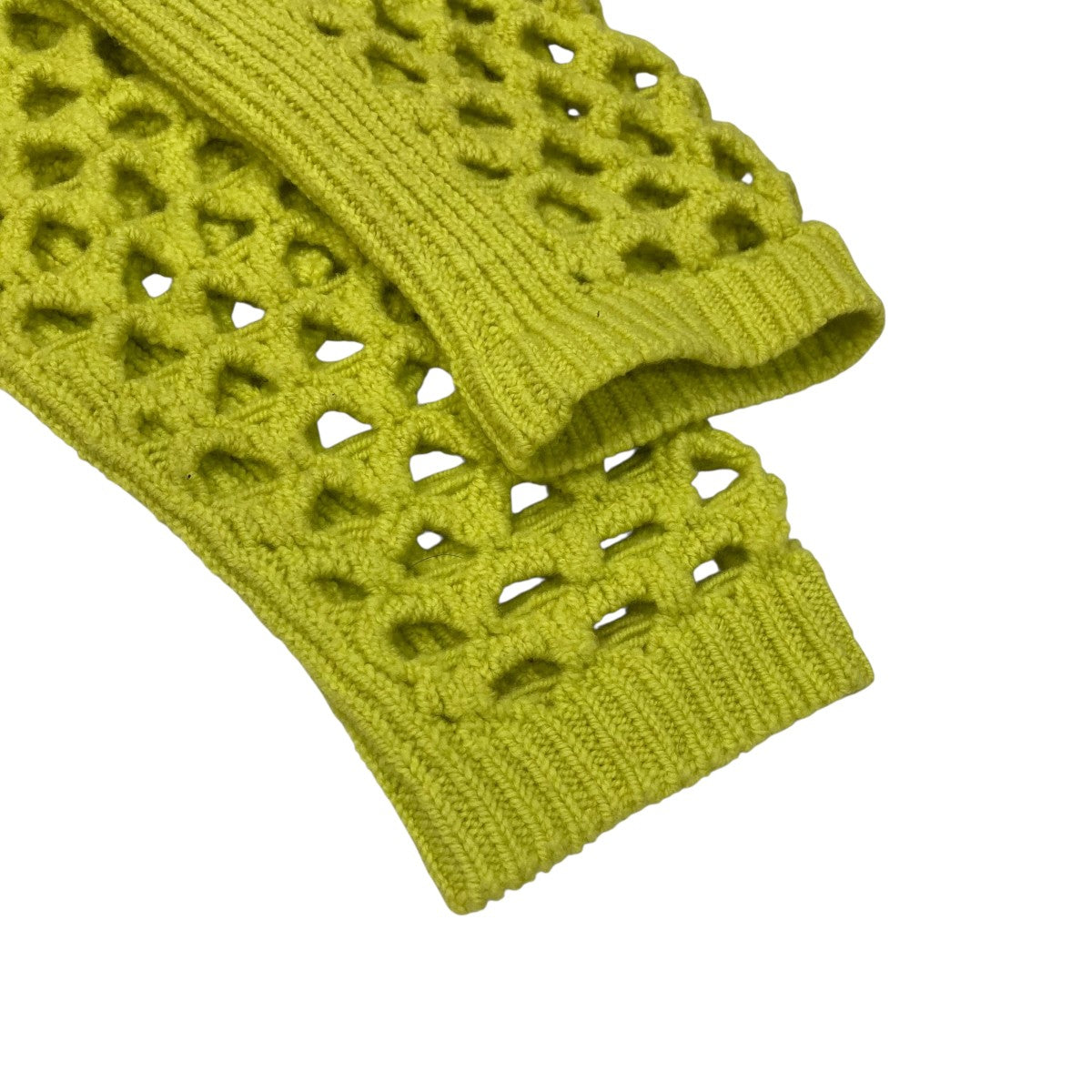 Adam et Rope(アダムエロペ) クロップドメッシュニット