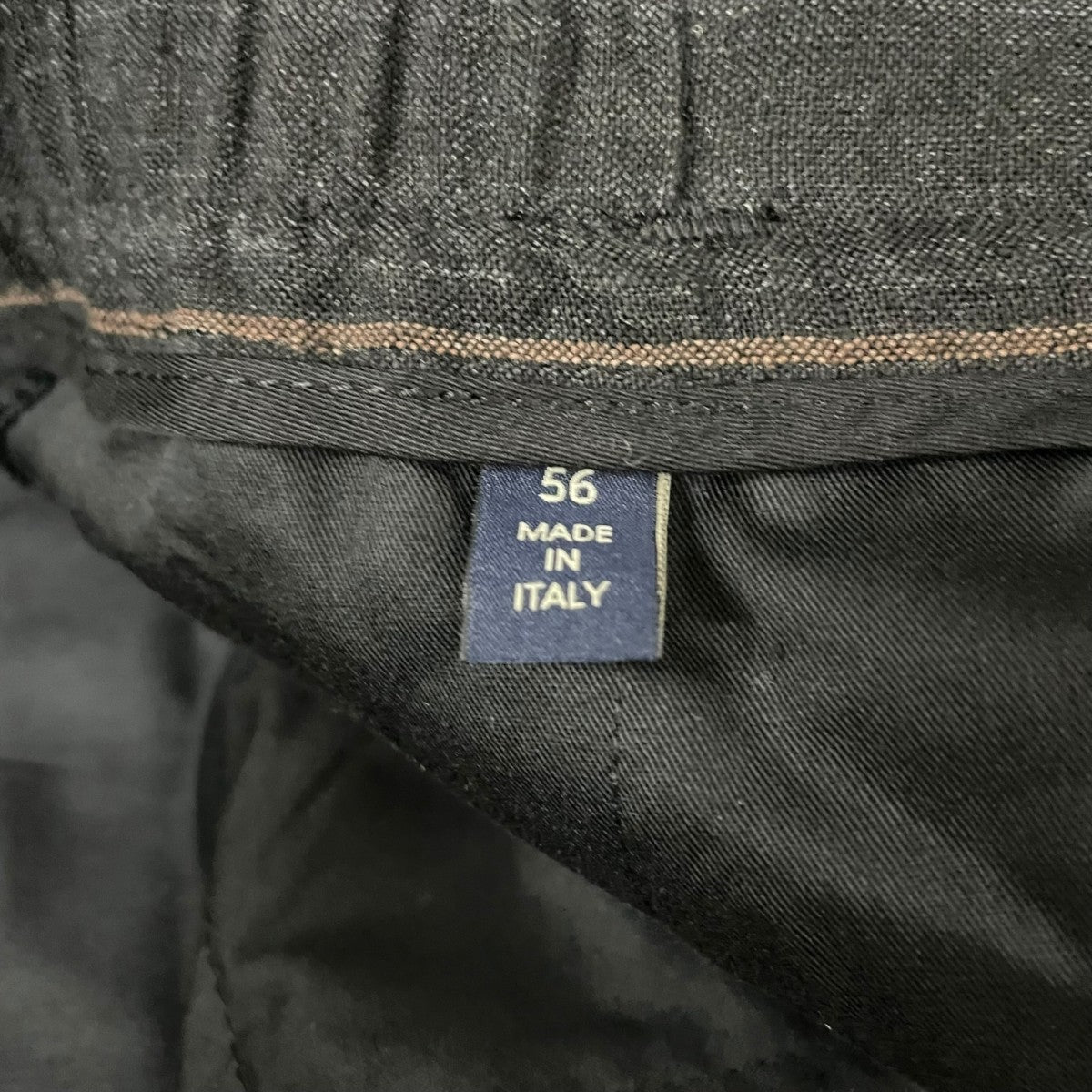 LARDINI リネンストライプパンツKH502207 古着・中古-7枚目のアイテム画像