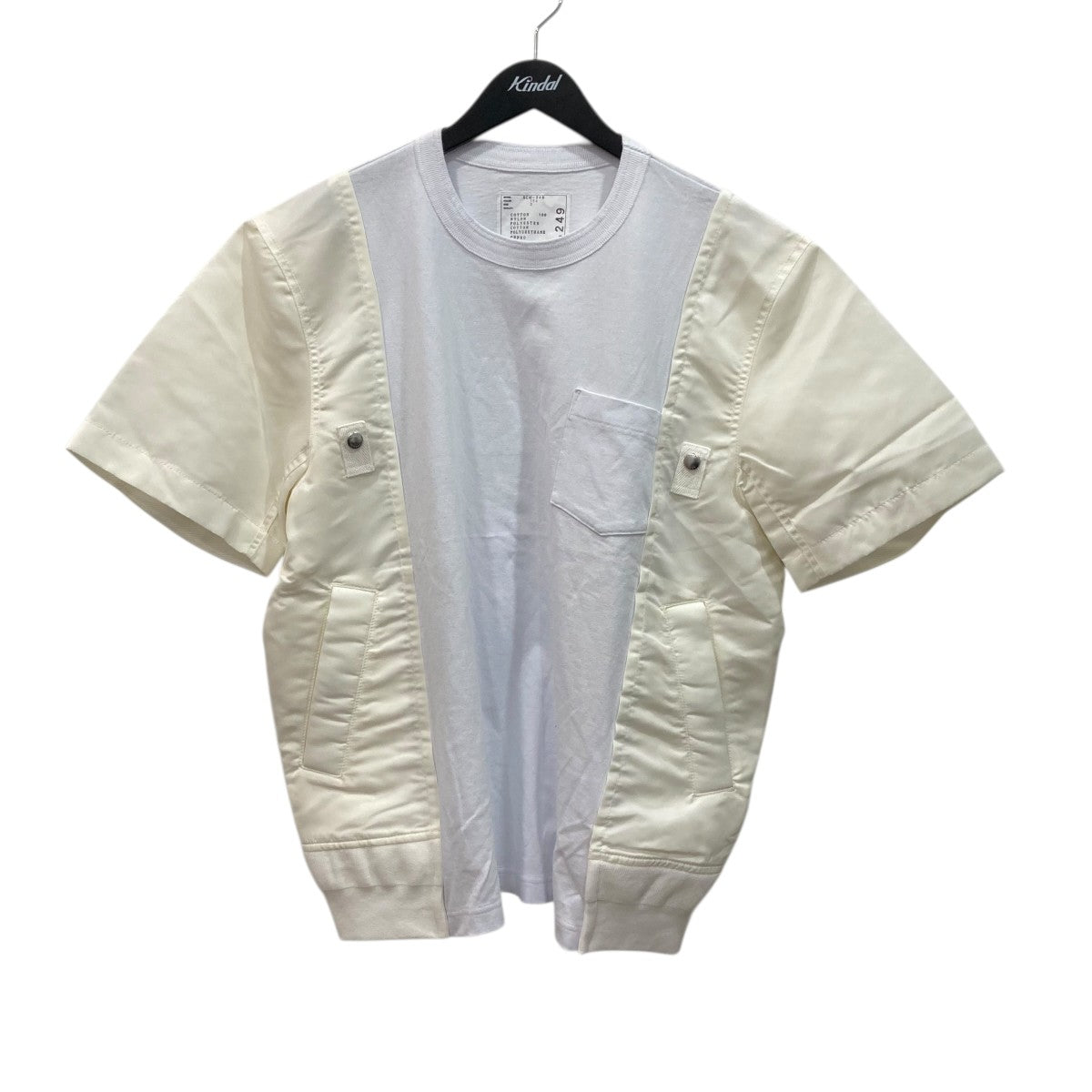 sacai TシャツSCM249 古着・中古-1枚目のアイテム画像