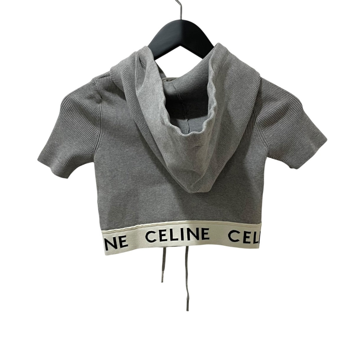 ショートニット 半袖ジップフーディー2A27Z372N