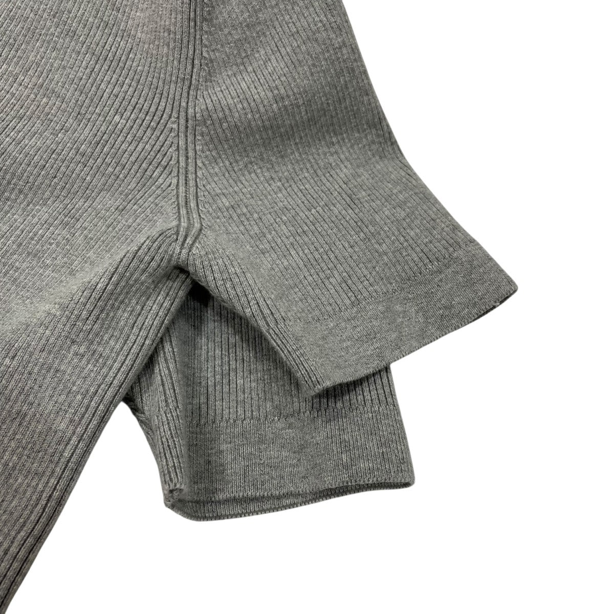 ショートニット 半袖ジップフーディー2A27Z372N