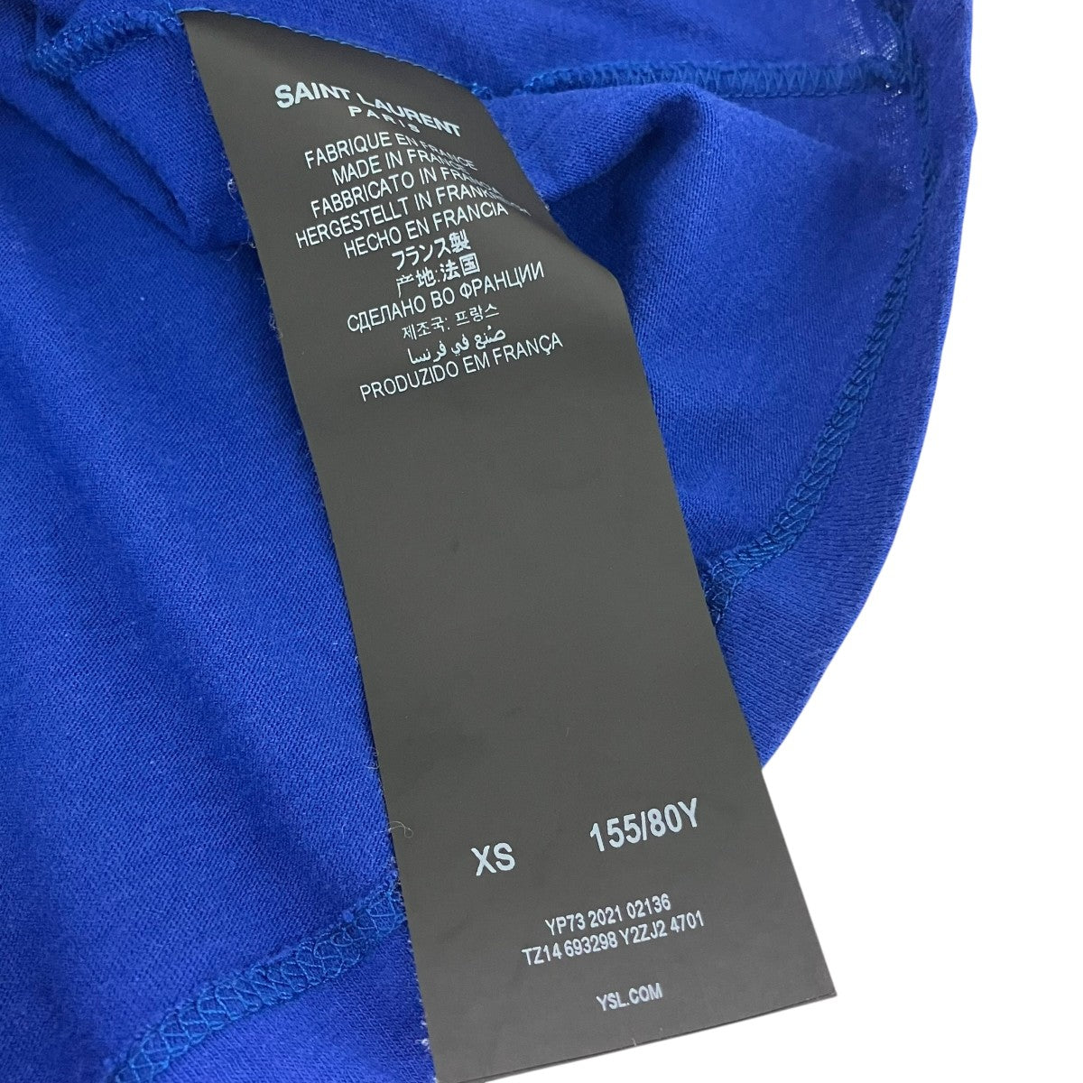 Saint Laurent Paris 21年製半袖Tシャツ693298 古着・中古-6枚目のアイテム画像