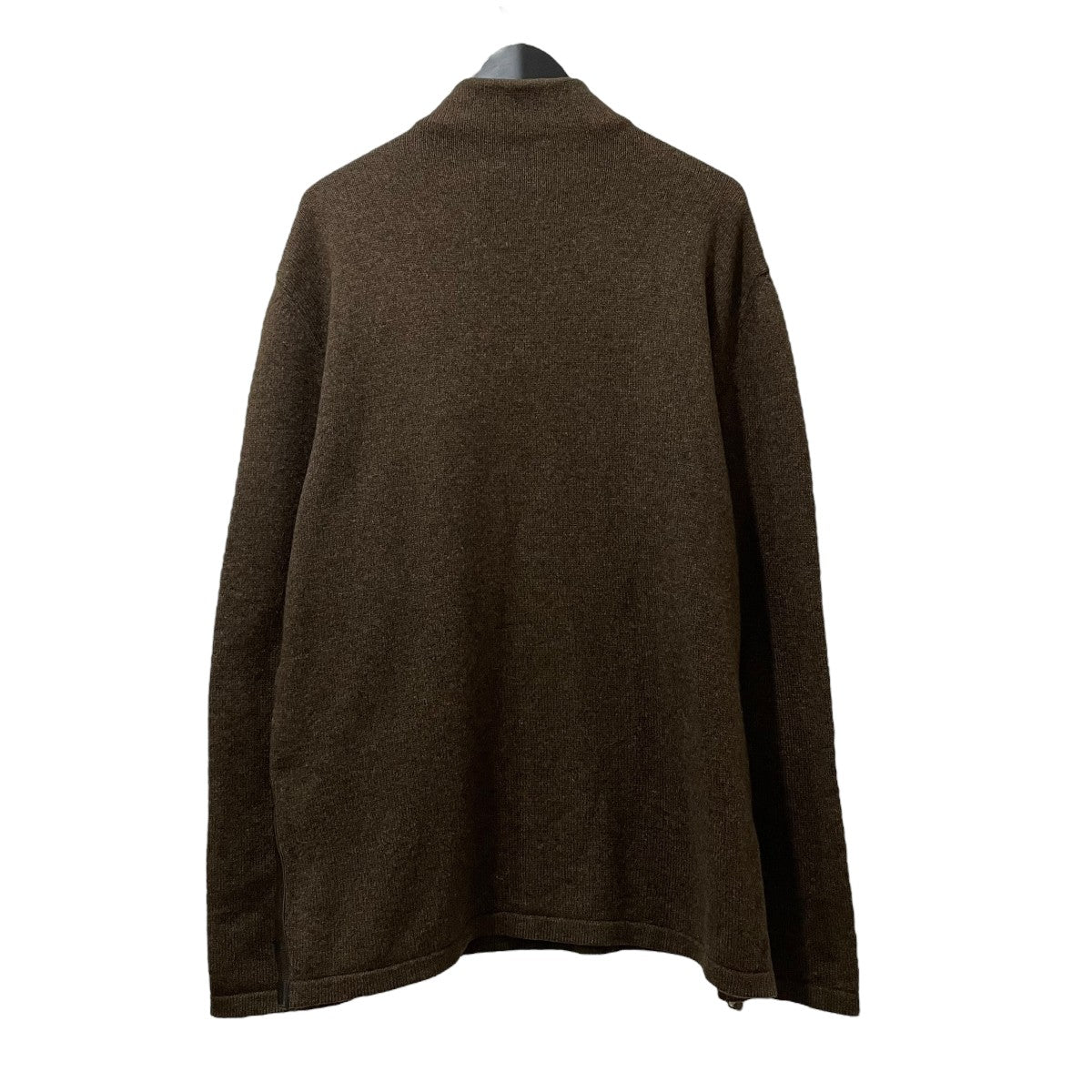 HERMES ハーフジップニット 古着・中古-2枚目のアイテム画像