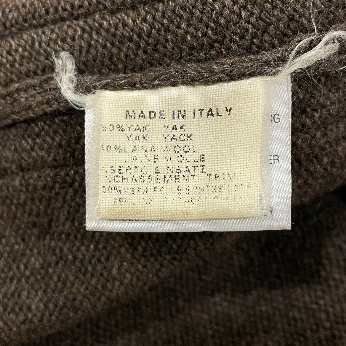 HERMES ハーフジップニット 古着・中古-9枚目のアイテム画像