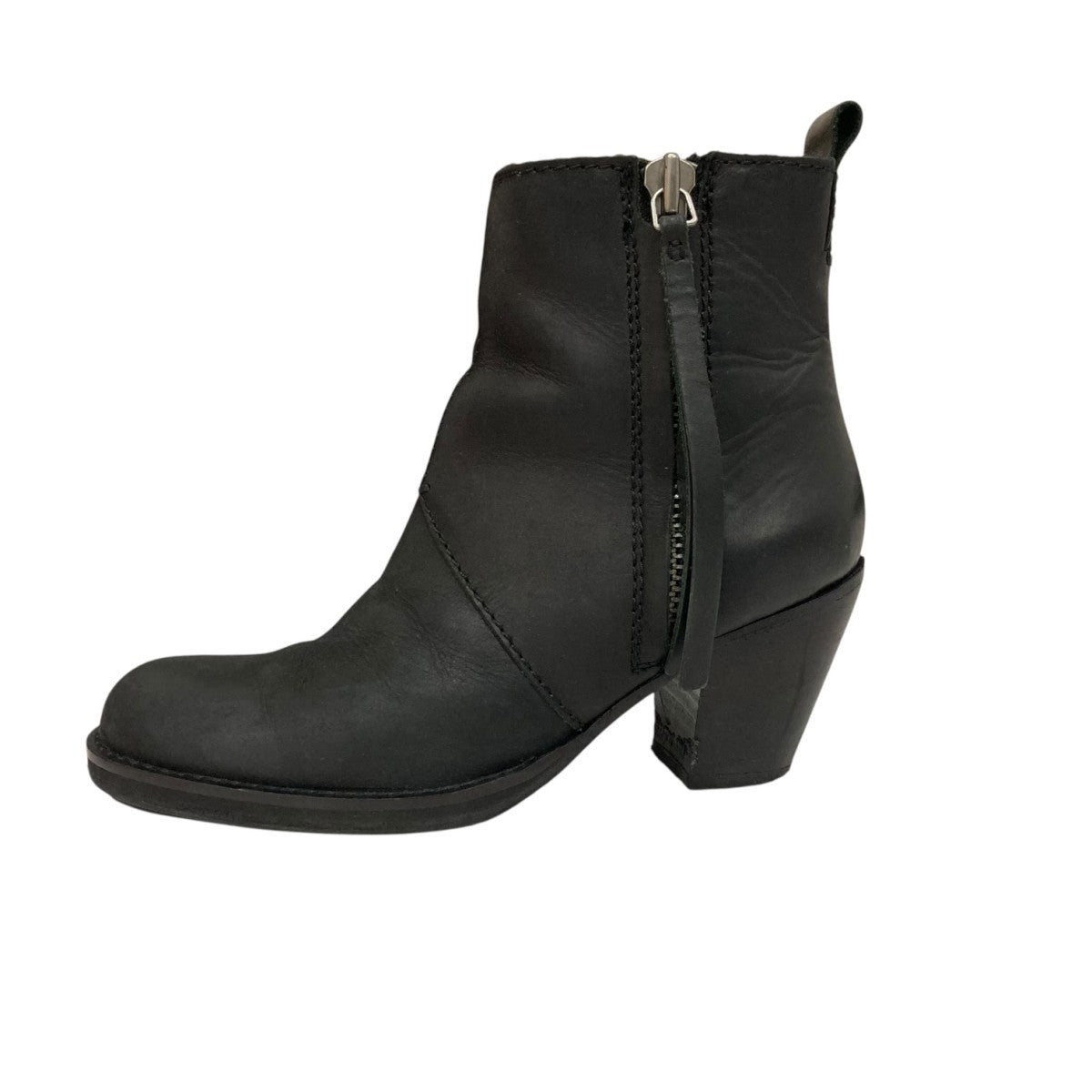 ACNE STUDIOS PISTOL SHORT BOOTSショートブーツ1EY154-900036 古着・中古-2枚目のアイテム画像