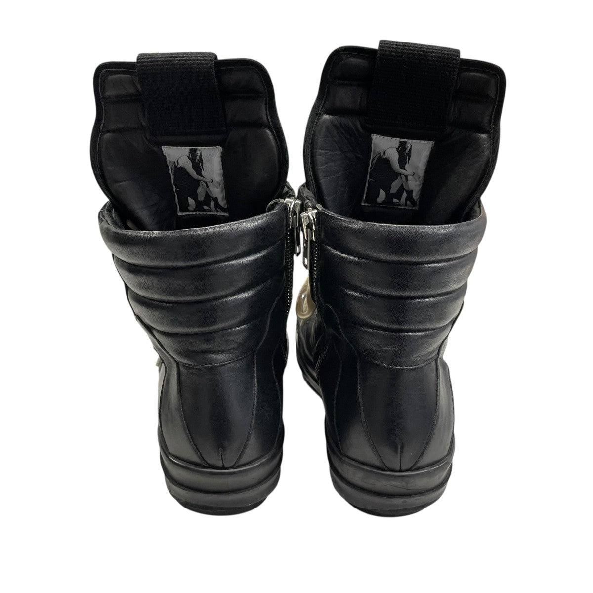 RICK OWENS ハイカットスニーカー ブラック RICK OWENS(リックオウエンス) GEOBASKETハイカットスニーカー