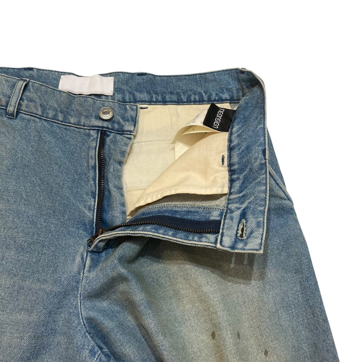NEON SIGN(ネオンサイン) Drill Wide Denim Pantsワイドデニムパンツ
