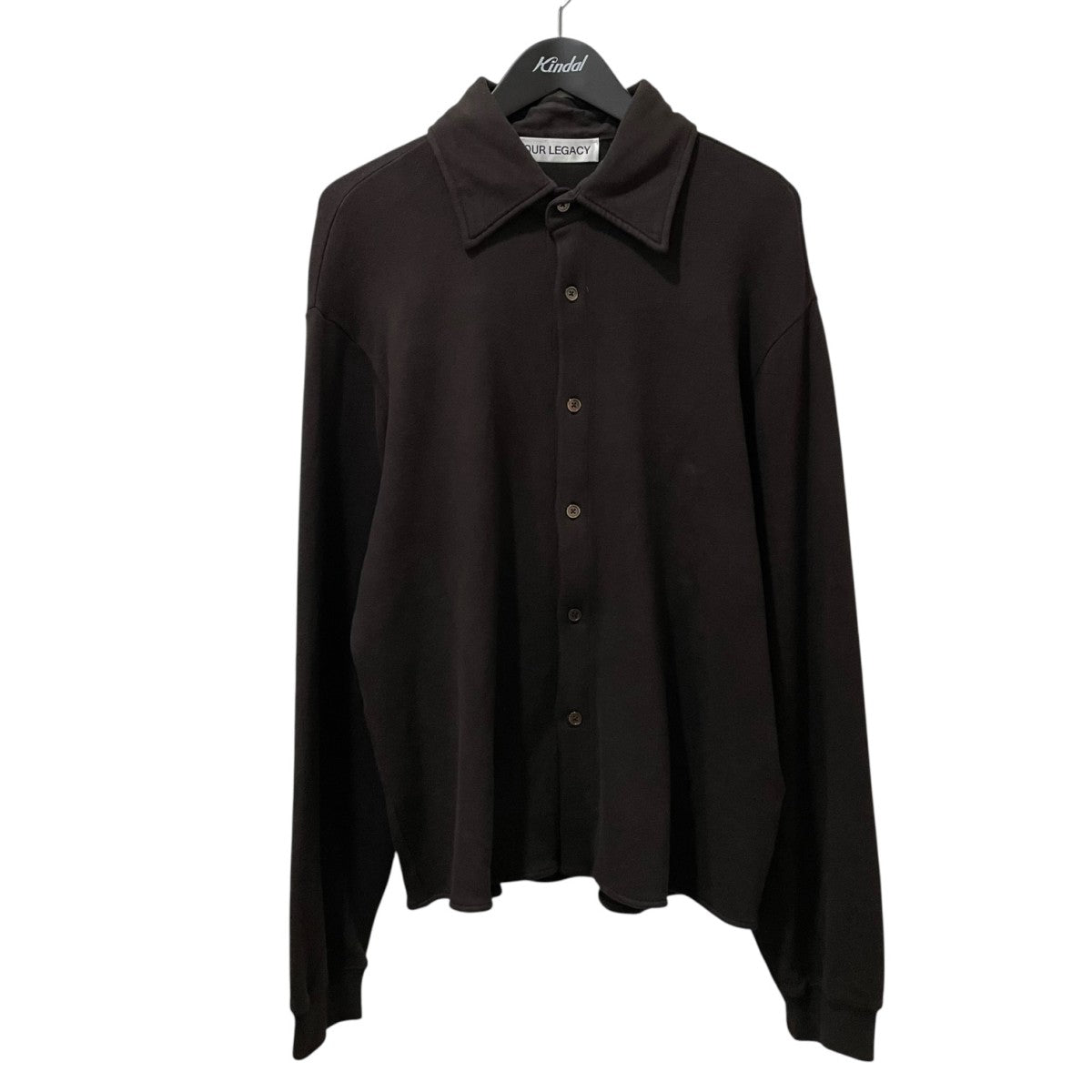 Our Legacy 24SS ブラック ニットポロシャツ M OUR LEGACY(アワーレガシー) 24SSTRADITIONAL POLOニット