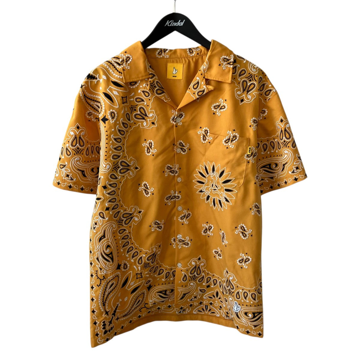 Embroidery Paisley Pattern Short-sleeve Shirt半袖シャツFRS050