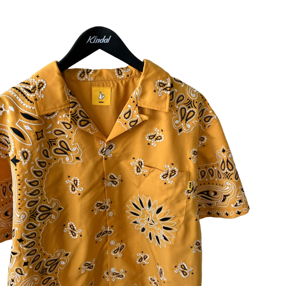 Embroidery Paisley Pattern Short-sleeve Shirt半袖シャツFRS050