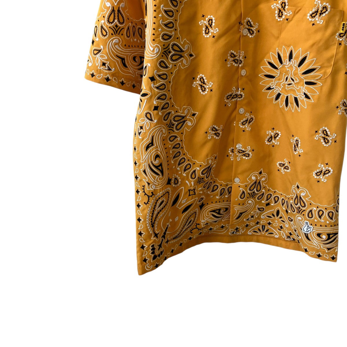 Embroidery Paisley Pattern Short-sleeve Shirt半袖シャツFRS050