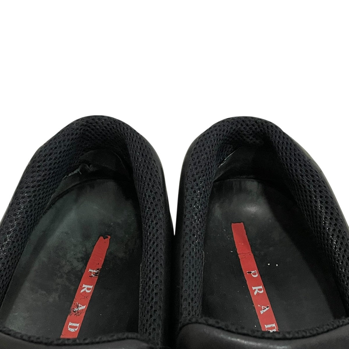 PRADA SPORTS レザーシューズ 744 ブラック サイズ：8 プラダ PRADA SPORTS(プラダスポーツ) レザーシューズ744 744 ブラック サイズ