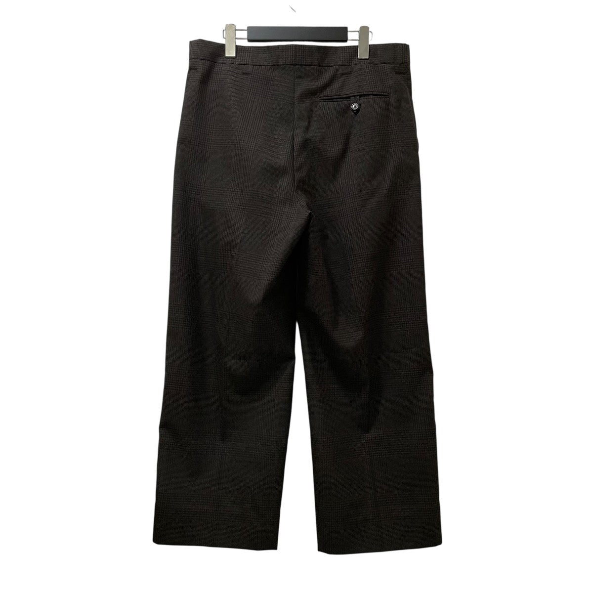 prada wool trousers ウールパンツ Navy Wool Rush Stitch Pants | PRADA