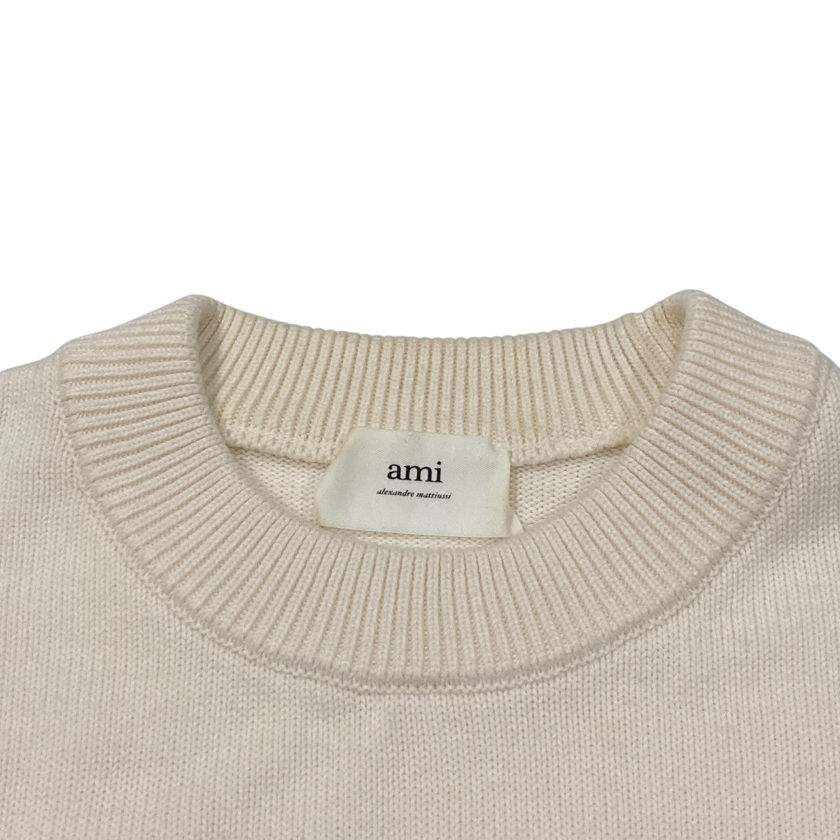 ami(アミ) クルーネックニットセーターE22UKS003 E22UKS003