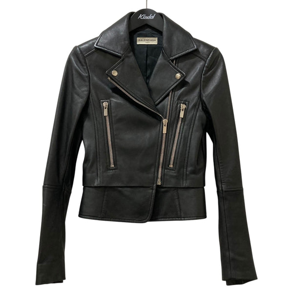 BALENCIAGA レザージャケット BALENCIAGA Logo-Embroidered Leather Blouson Jacket for Men | MR PORTER