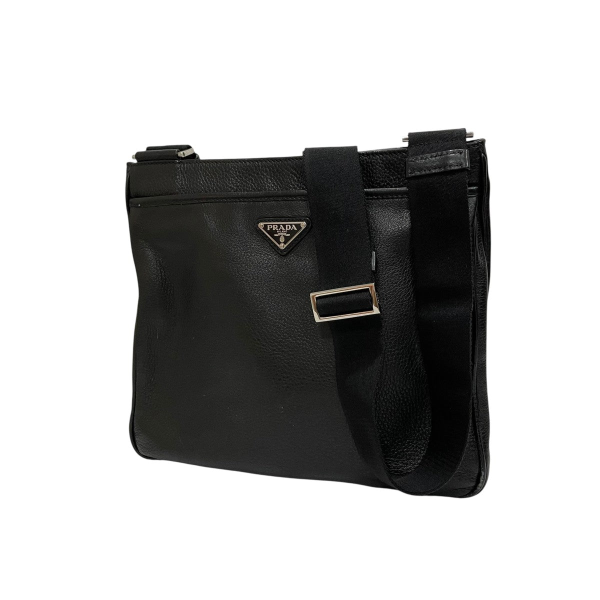 プラダ ショルダーバッグ 2VH019 ブラック レザー PRADA(プラダ) ショルダーバッグ2VH019 2VH019 ブラック｜【公式