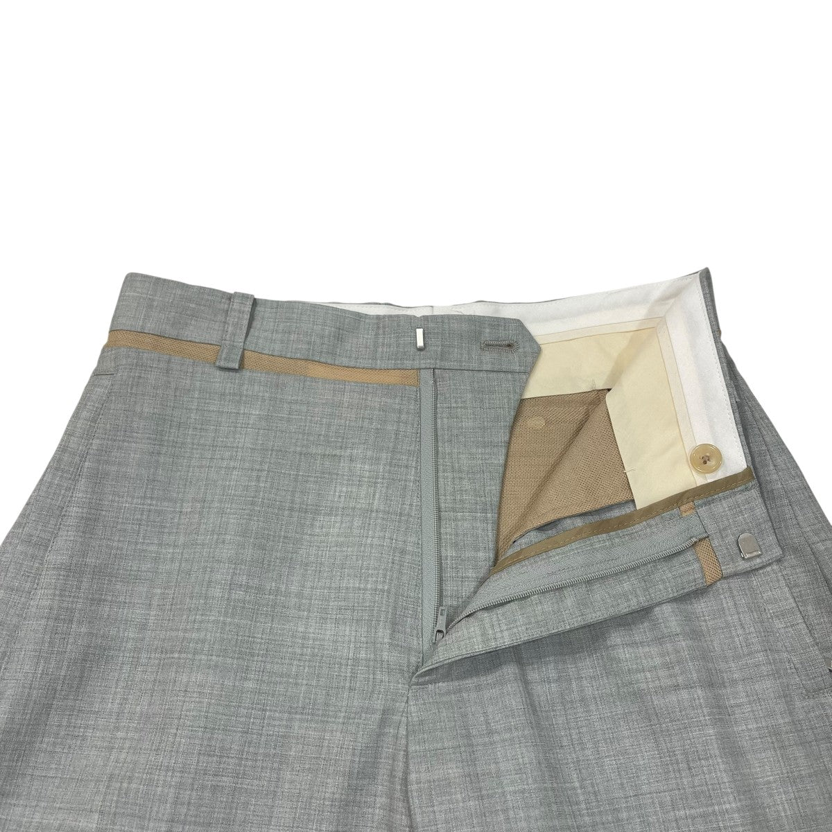 ZIPPED HEM SLACKSジップスラックスパンツFU-V-PT002