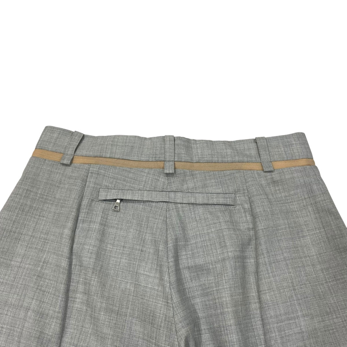 ZIPPED HEM SLACKSジップスラックスパンツFU-V-PT002