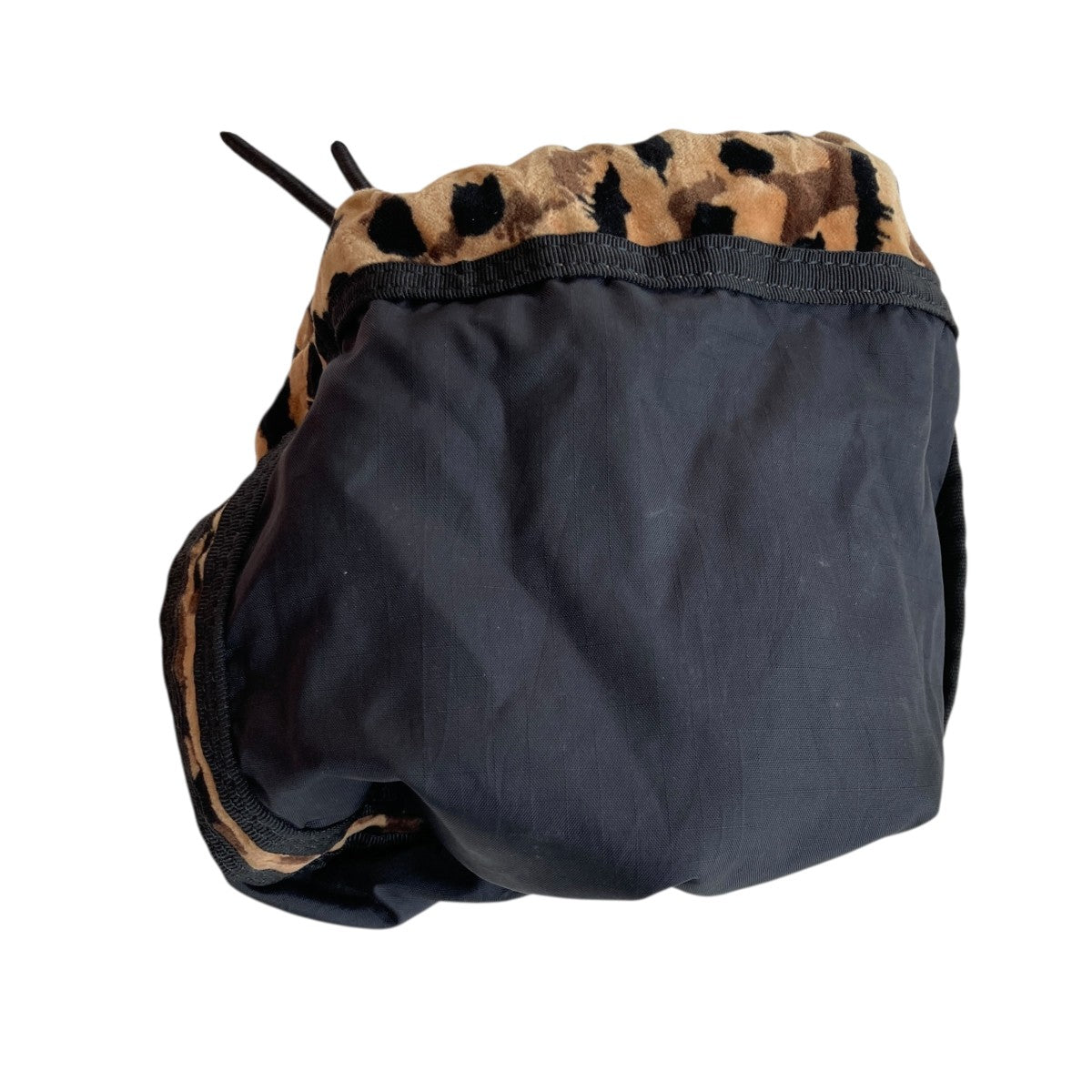 PORTER×WACKO MARIA レオパードショルダー ポーチ ベージュ×ブラック