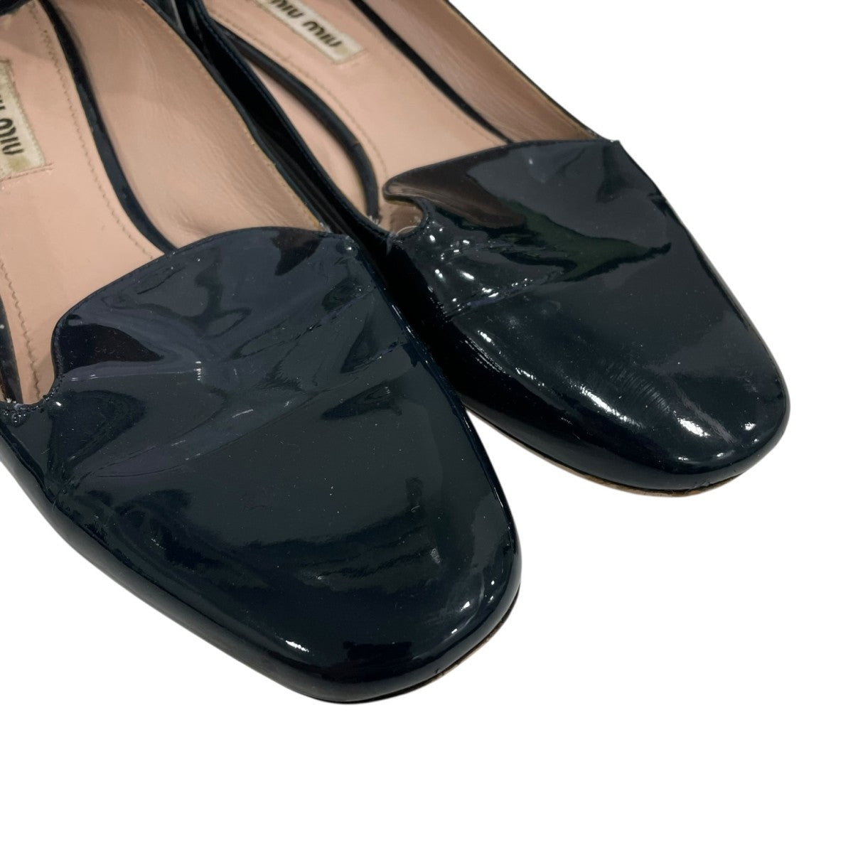 MIU MIU(ミュウミュウ) パンプス ネイビー サイズ 38｜【公式