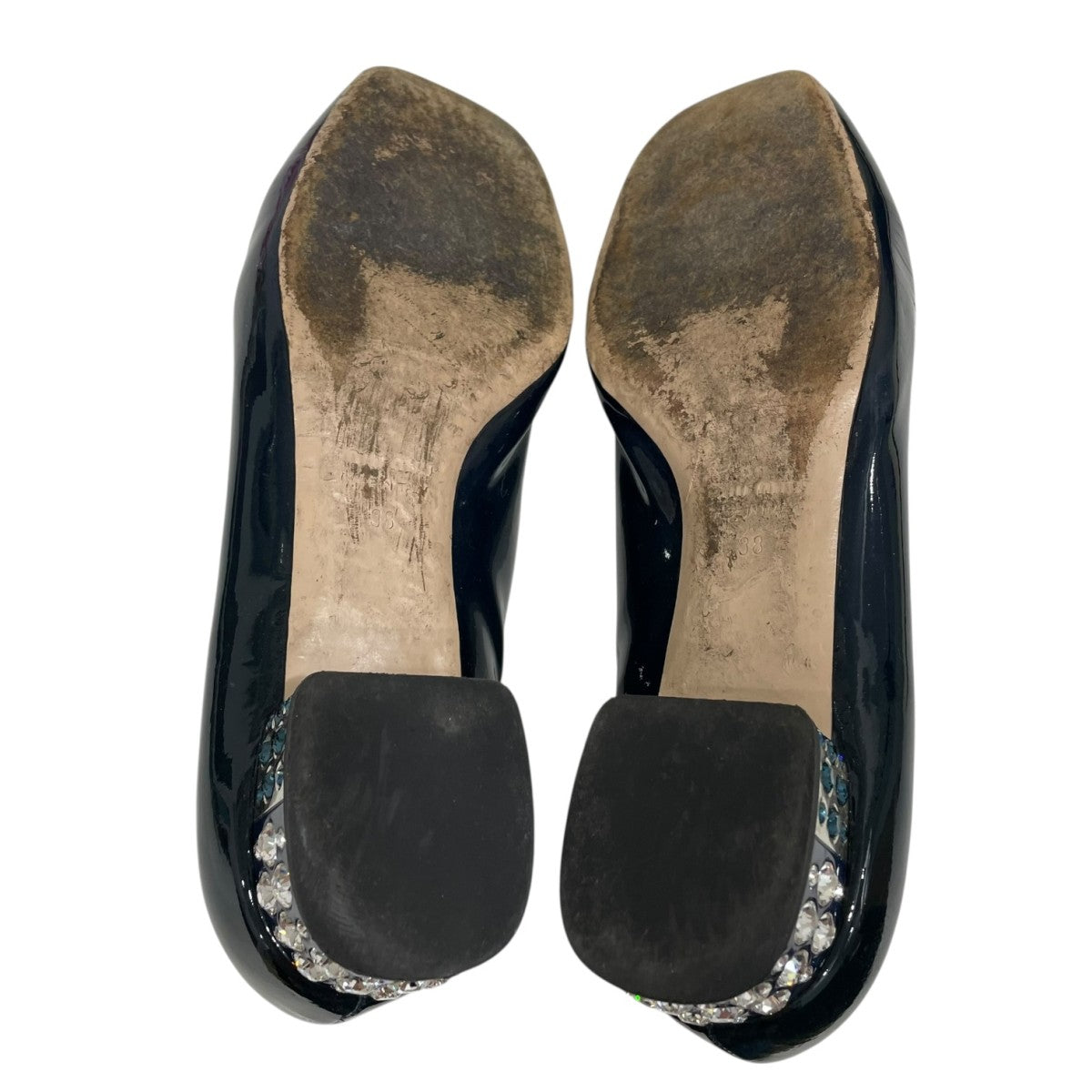 MIU MIU(ミュウミュウ) パンプス ネイビー サイズ 38｜【公式