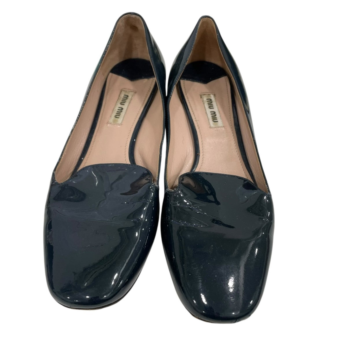 MIU MIU(ミュウミュウ) パンプス ネイビー サイズ 38｜【公式
