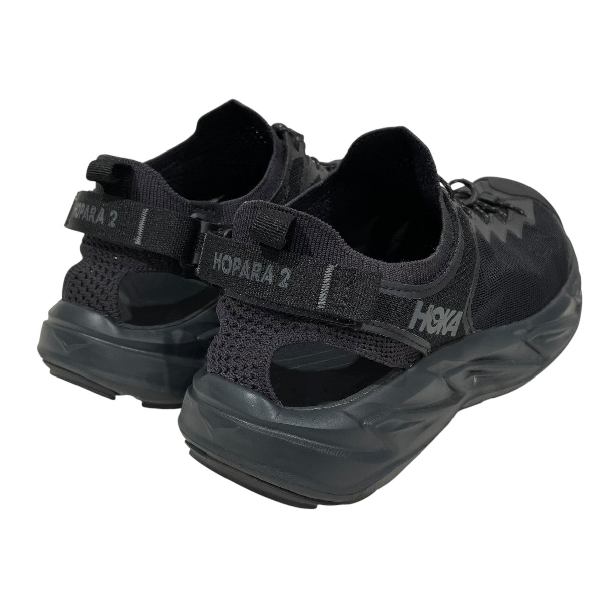 新品 ホカオネオネ HOPARA ホパラ 真っ黒 サンダル 27cm HOKA ONE ONE ホカオネオネ HOPARA ホパラ ブラック サンダル