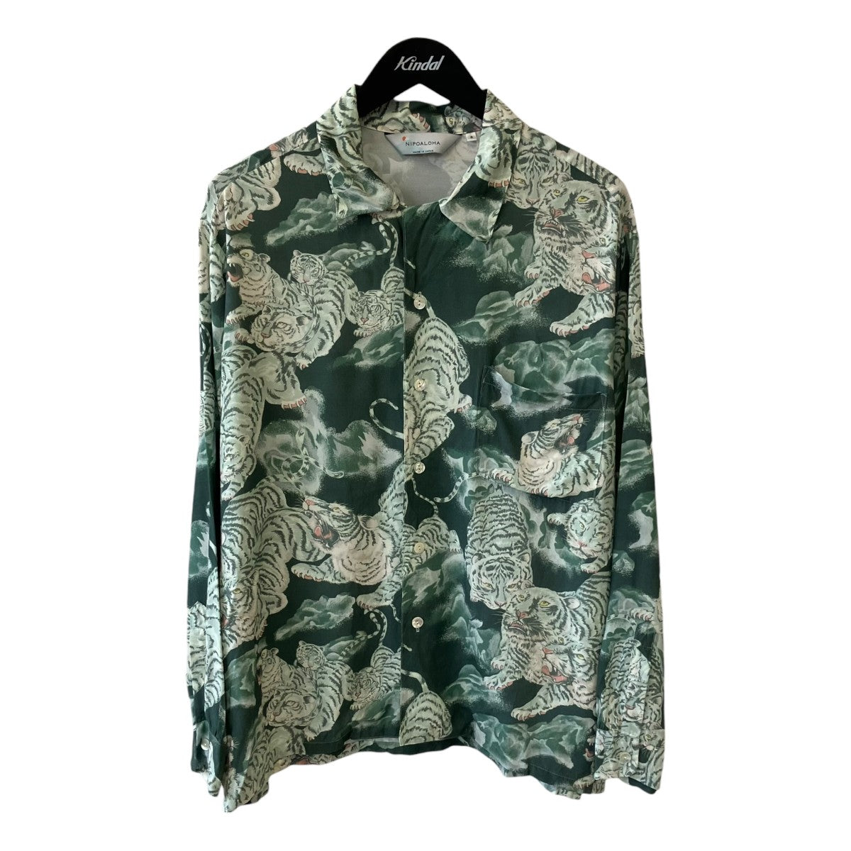 NIPOALOHA RAYON SHORT SLEEVE ALOHA SHIRT半袖シャツ 古着・中古-1枚目のアイテム画像