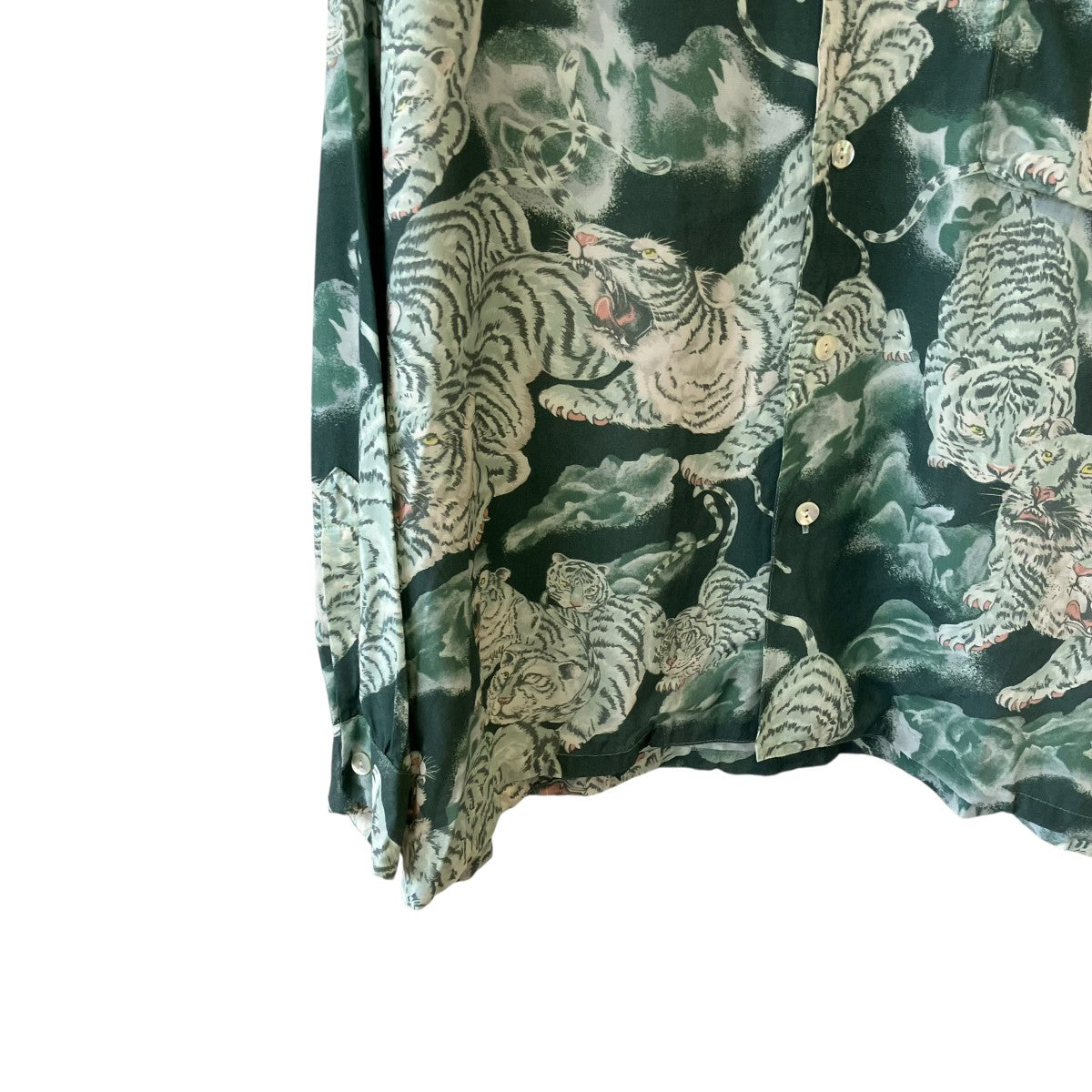 NIPOALOHA RAYON SHORT SLEEVE ALOHA SHIRT半袖シャツ 古着・中古-4枚目のアイテム画像
